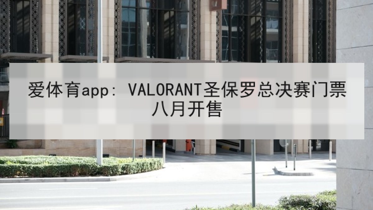 爱体育app: VALORANT圣保罗总决赛门票八月开售